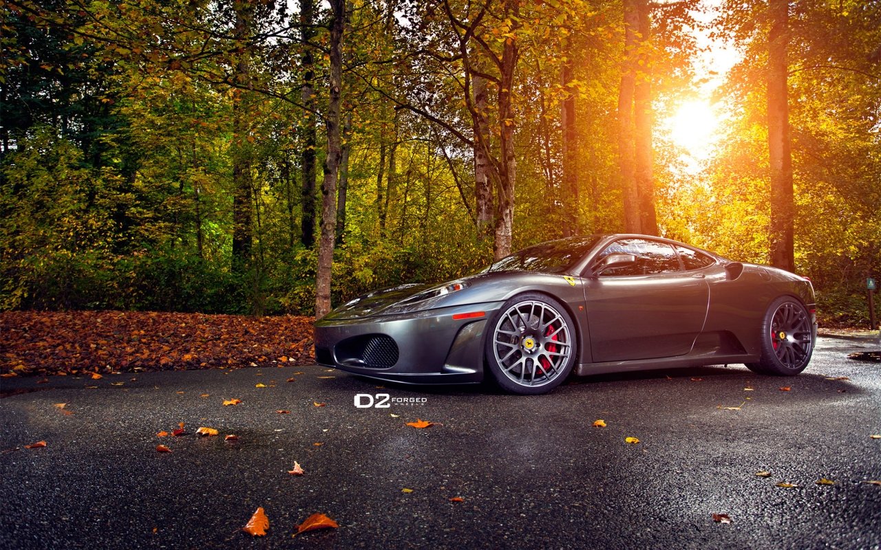 Amazing Ferrari by D2Forged for 1280 x 800 widescreen resolution