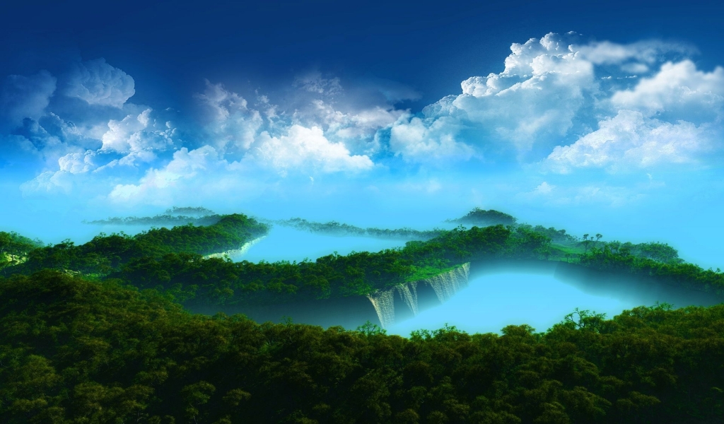 Amazing Forest Scenary for 1024 x 600 widescreen resolution