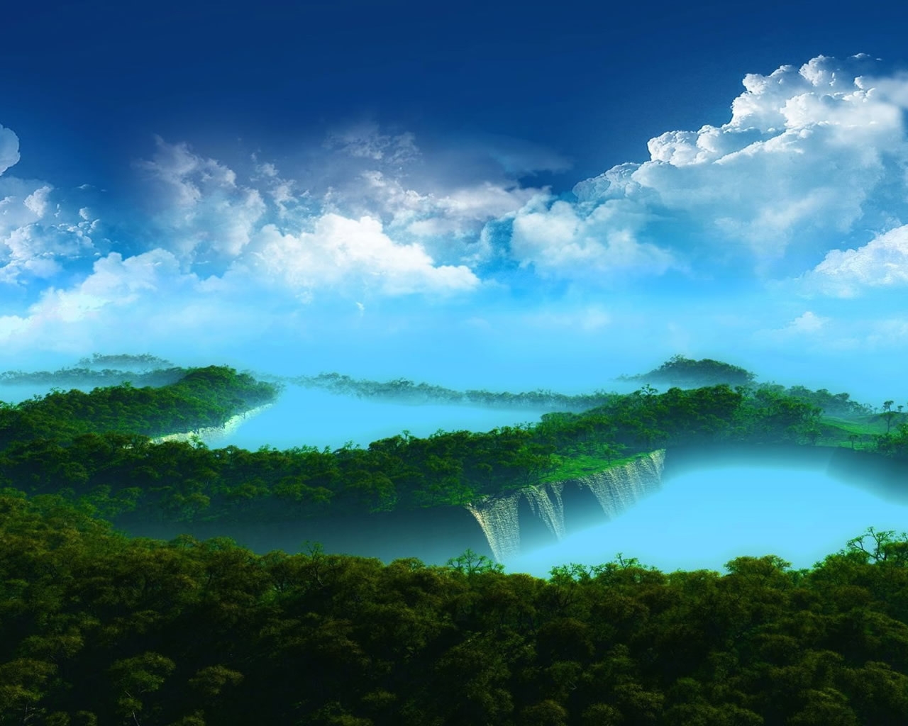 Amazing Forest Scenary for 1280 x 1024 resolution