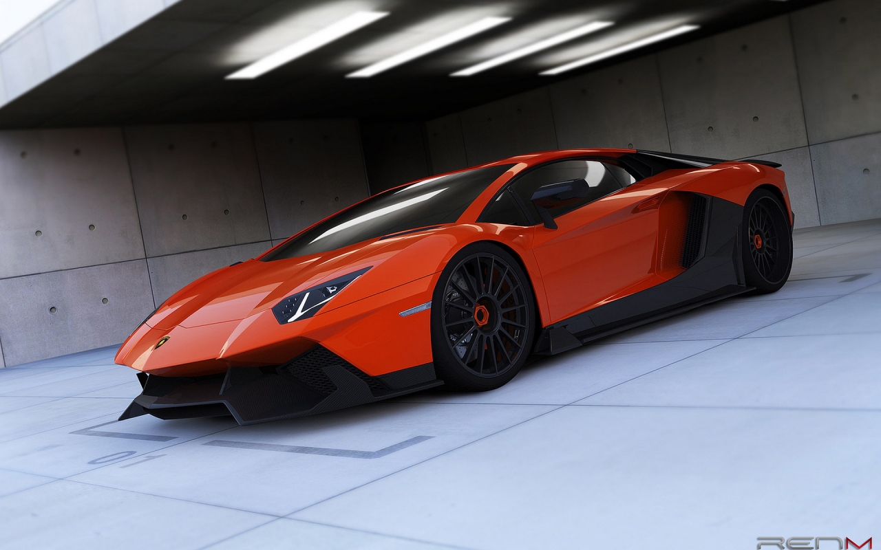 Amazing Lamborghini Aventador for 1280 x 800 widescreen resolution
