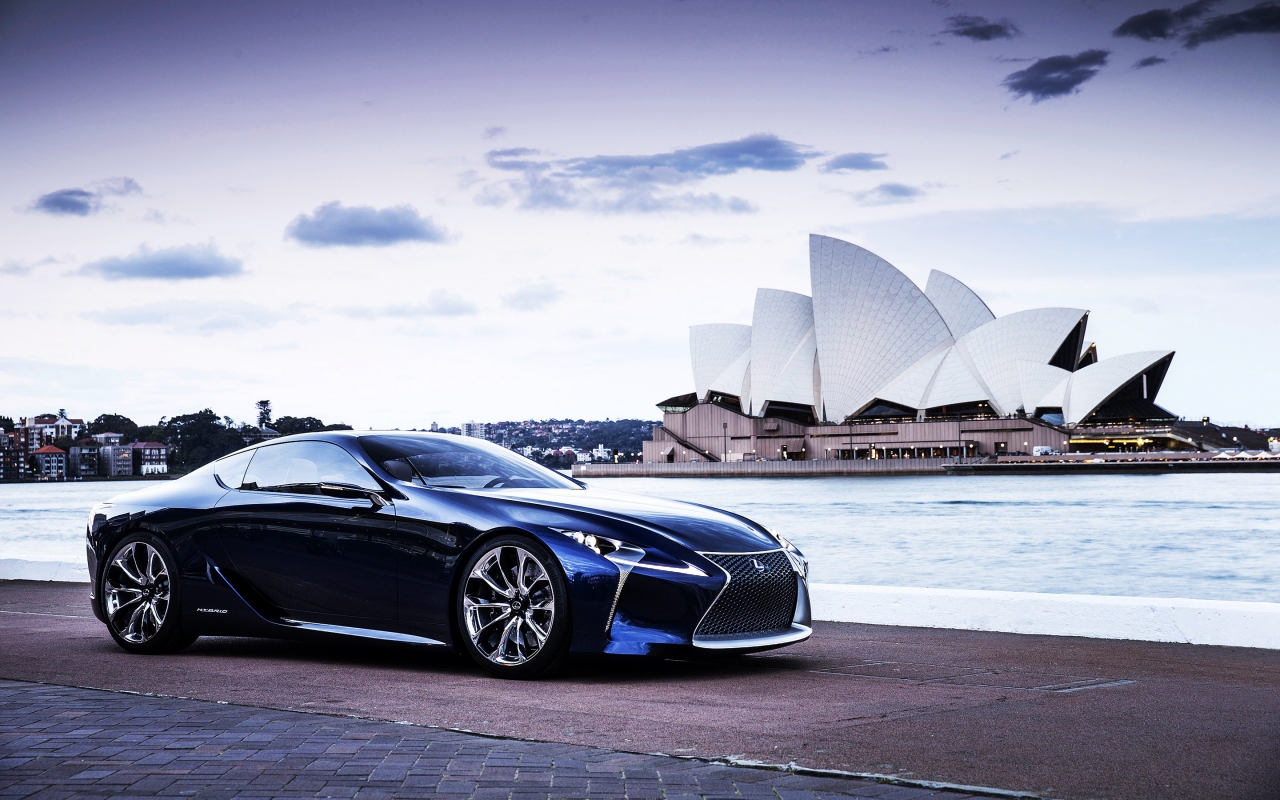 Amazing Lexus LF Concept for 1280 x 800 widescreen resolution