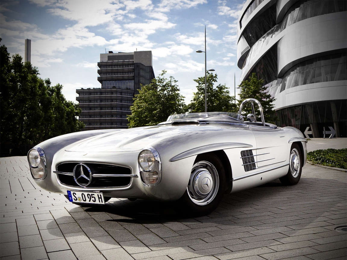Amazing Mercedes 300 SLS from 1957 for 1152 x 864 resolution