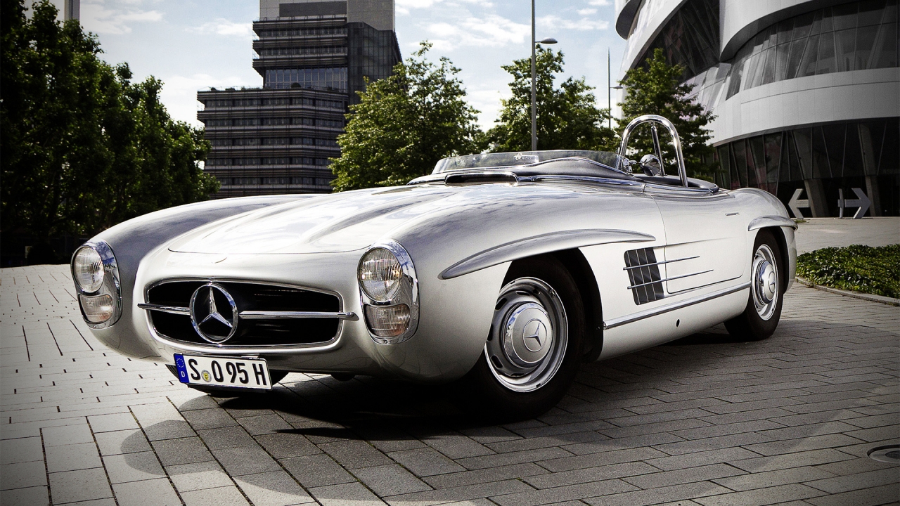 Amazing Mercedes 300 SLS from 1957 for 1280 x 720 HDTV 720p resolution