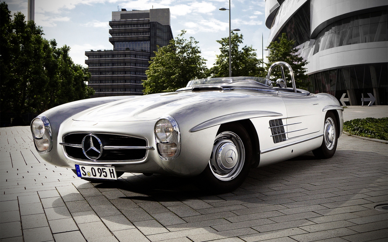 Amazing Mercedes 300 SLS from 1957 for 1280 x 800 widescreen resolution