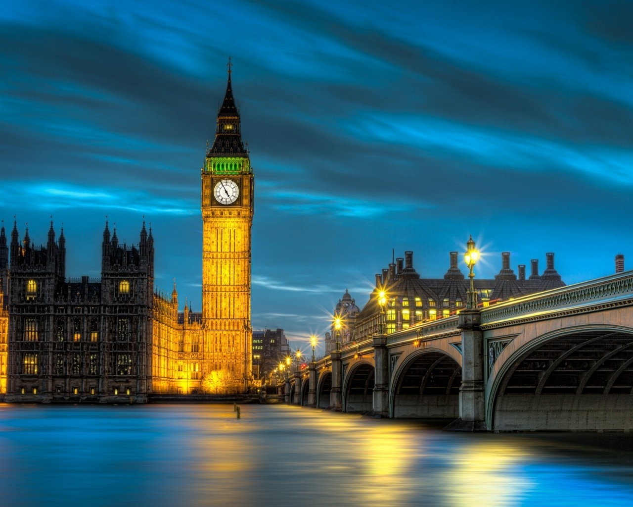Amazing Palace of Westminster for 1280 x 1024 resolution