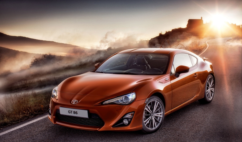 Amazing Toyota GT 86 for 1024 x 600 widescreen resolution