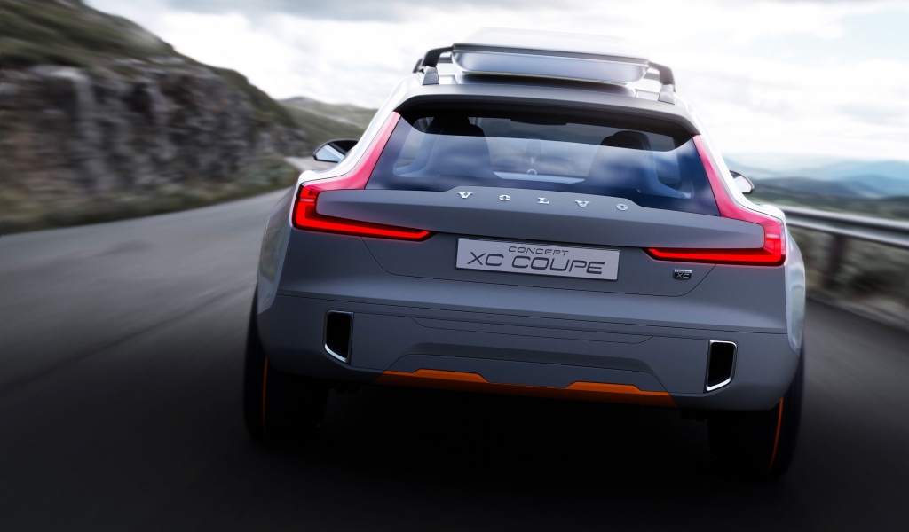 Amazing Volvo Concept XC Coupe for 1024 x 600 widescreen resolution