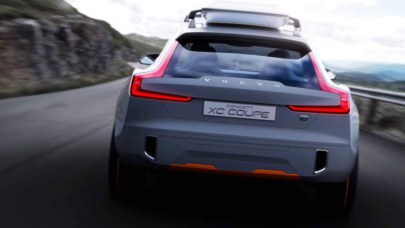 Amazing Volvo Concept XC Coupe for 1366 x 768 HDTV resolution