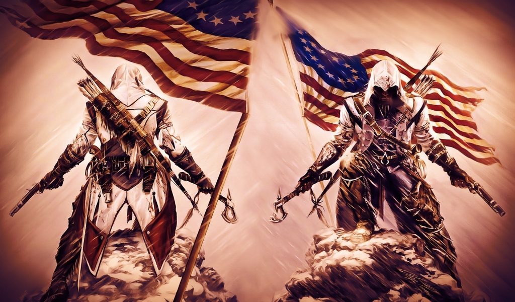 American Assassins Creed for 1024 x 600 widescreen resolution