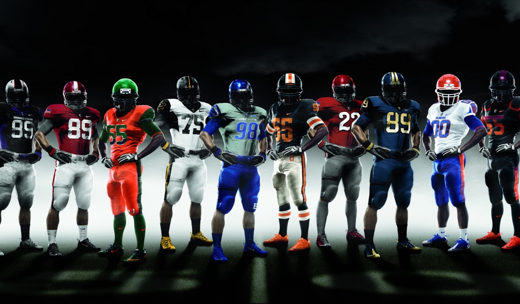 American Football Stars for 1024 x 600 widescreen resolution