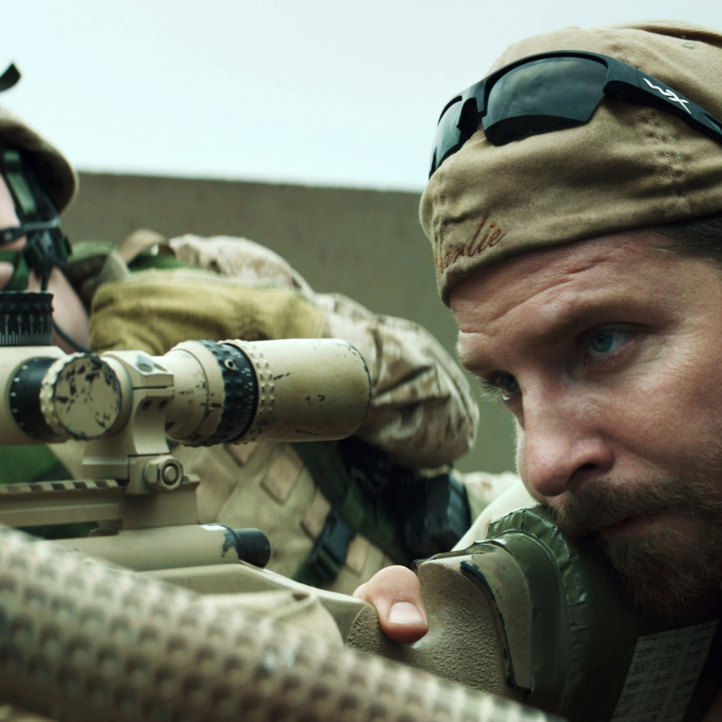 American Sniper Movie Scene for 1024 x 1024 iPad resolution