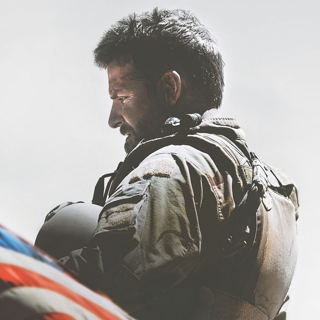 American Sniper Poster Movie for 1024 x 1024 iPad resolution