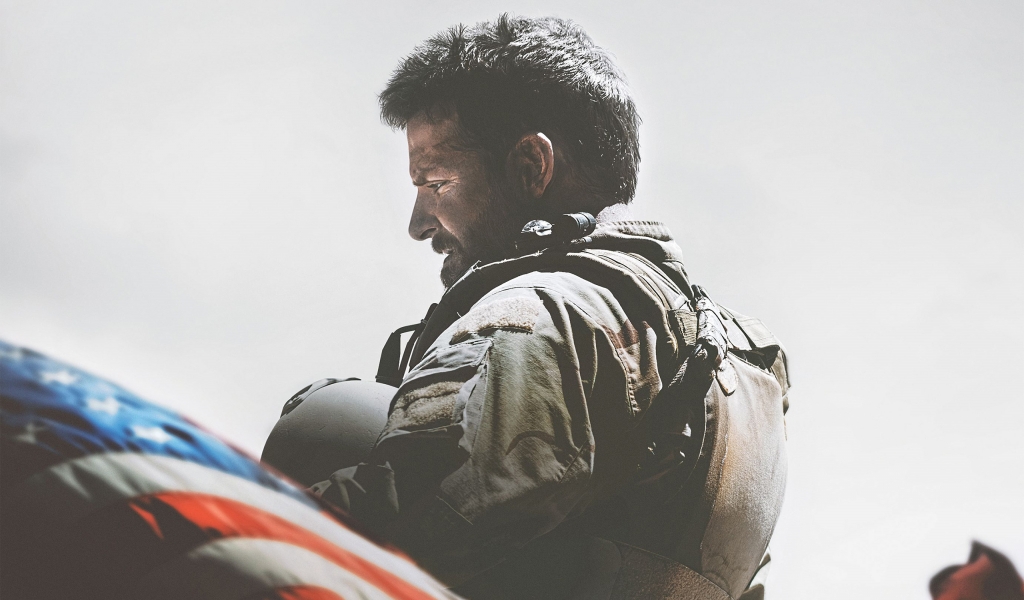 American Sniper Poster Movie for 1024 x 600 widescreen resolution