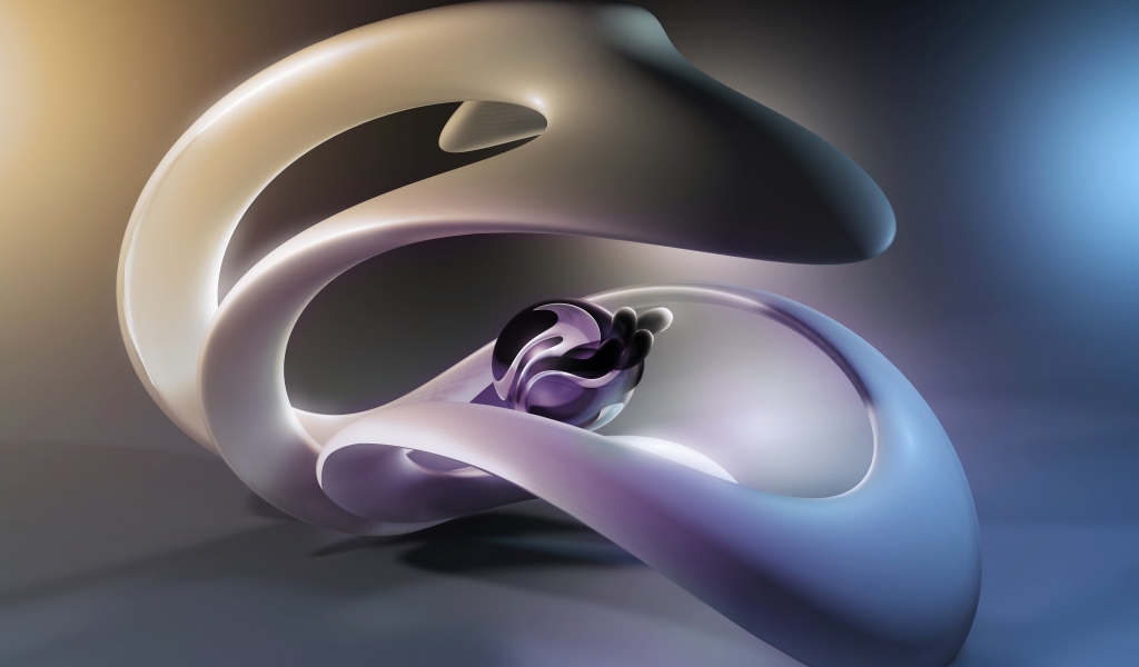 An Abstract Figure for 1024 x 600 widescreen resolution