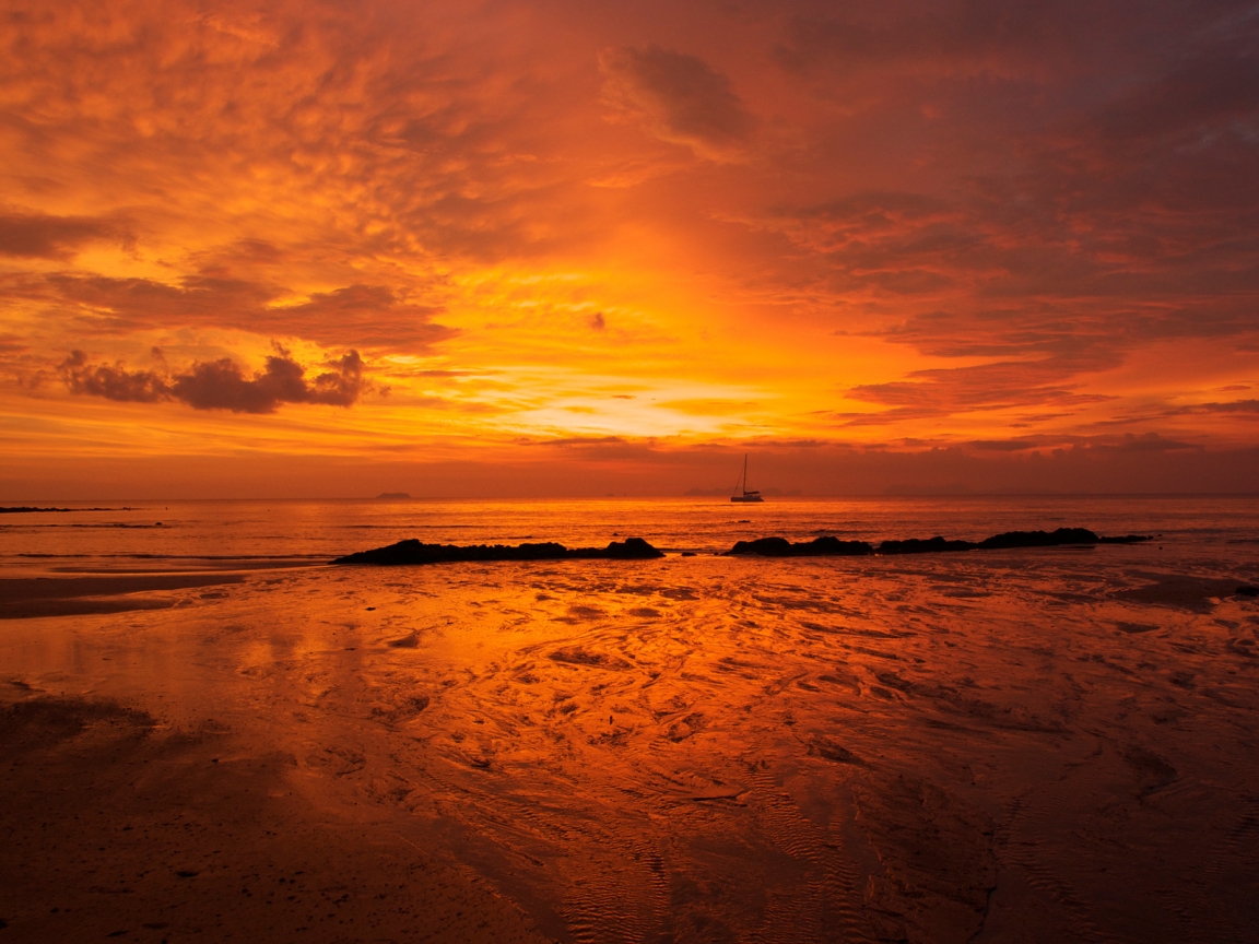 Andaman Sunset for 1152 x 864 resolution