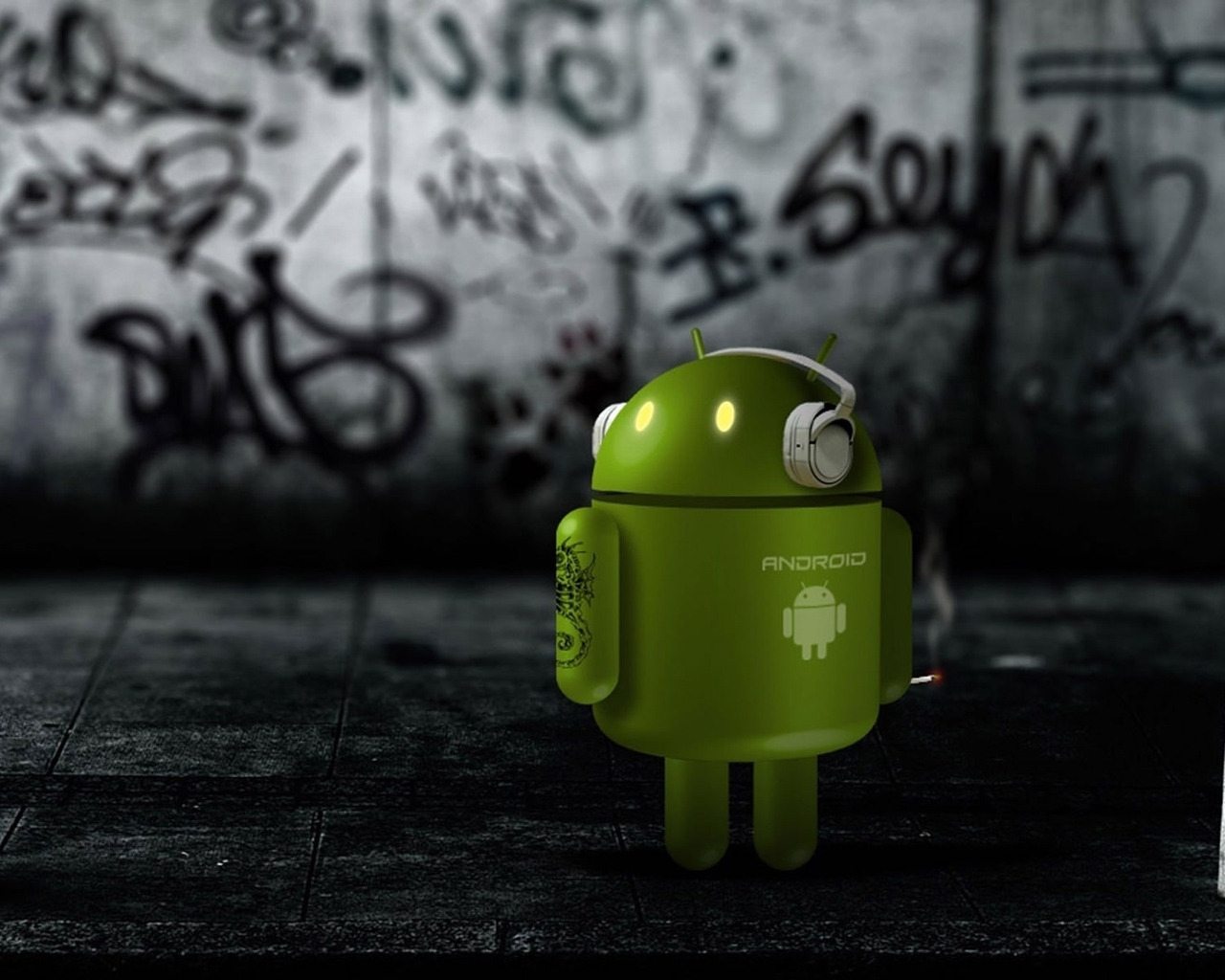Android Robot for 1280 x 1024 resolution