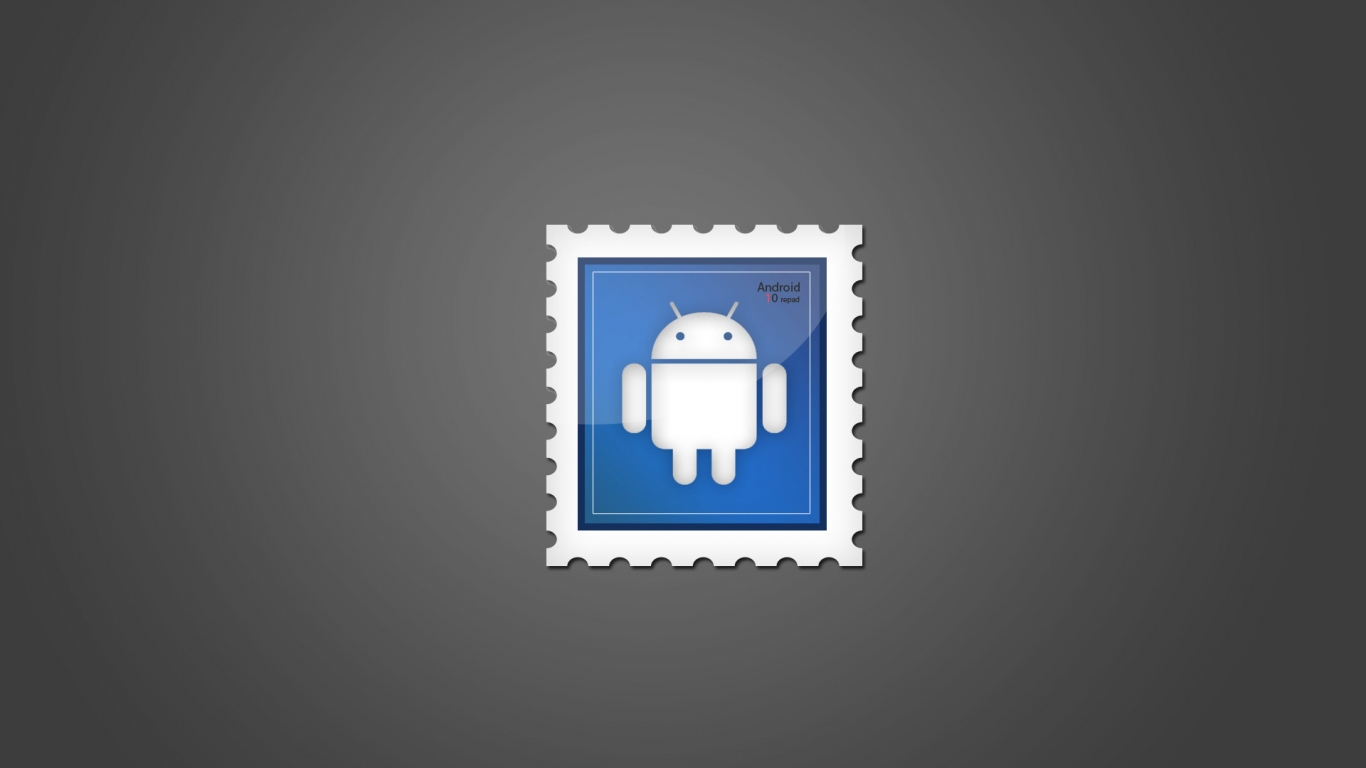 Android Stamp for 1366 x 768 HDTV resolution
