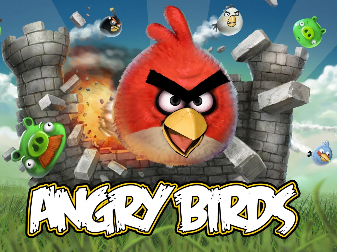 Angry Birds for 1152 x 864 resolution