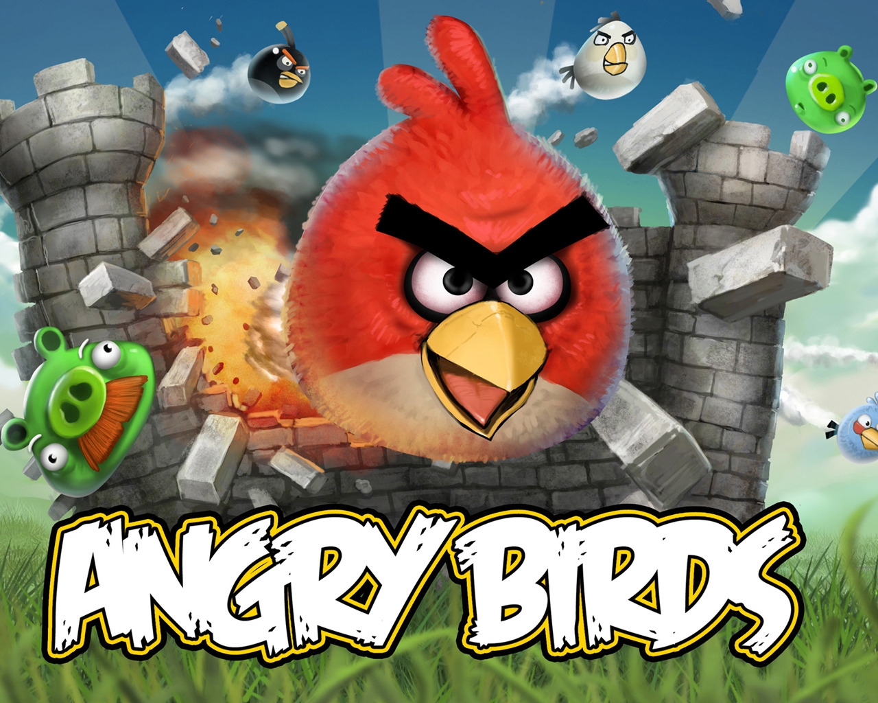 Angry Birds for 1280 x 1024 resolution