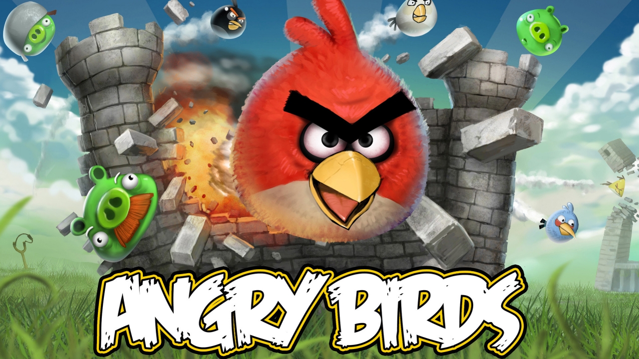 Angry Birds for 1280 x 720 HDTV 720p resolution