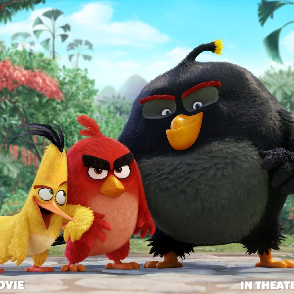 Angry Birds Movie for 1024 x 1024 iPad resolution