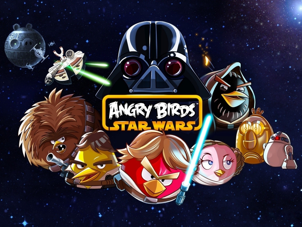 Angry Birds Star Wars for 1024 x 768 resolution
