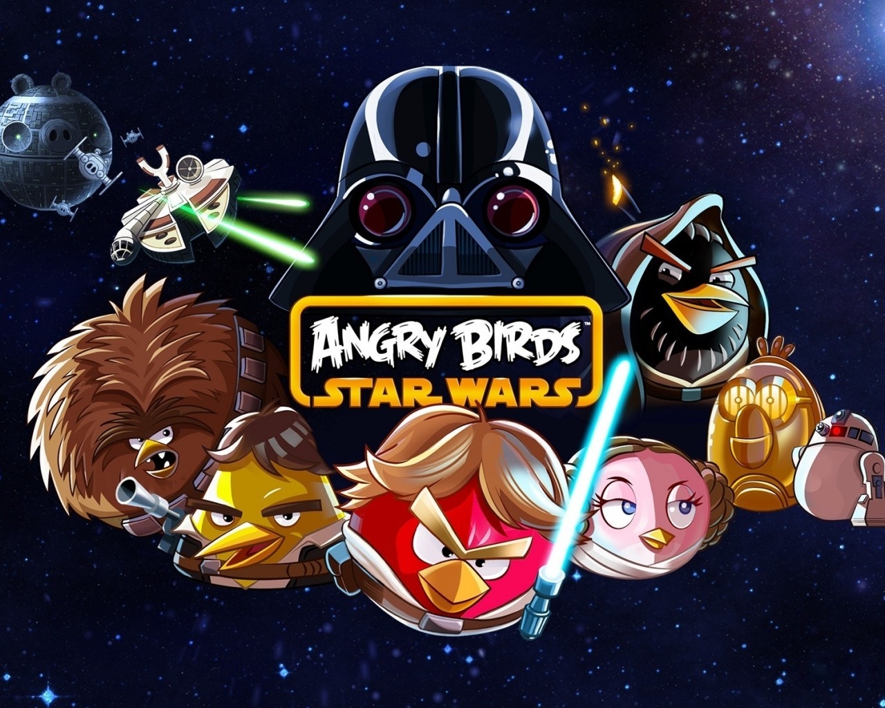 Angry Birds Star Wars for 1280 x 1024 resolution