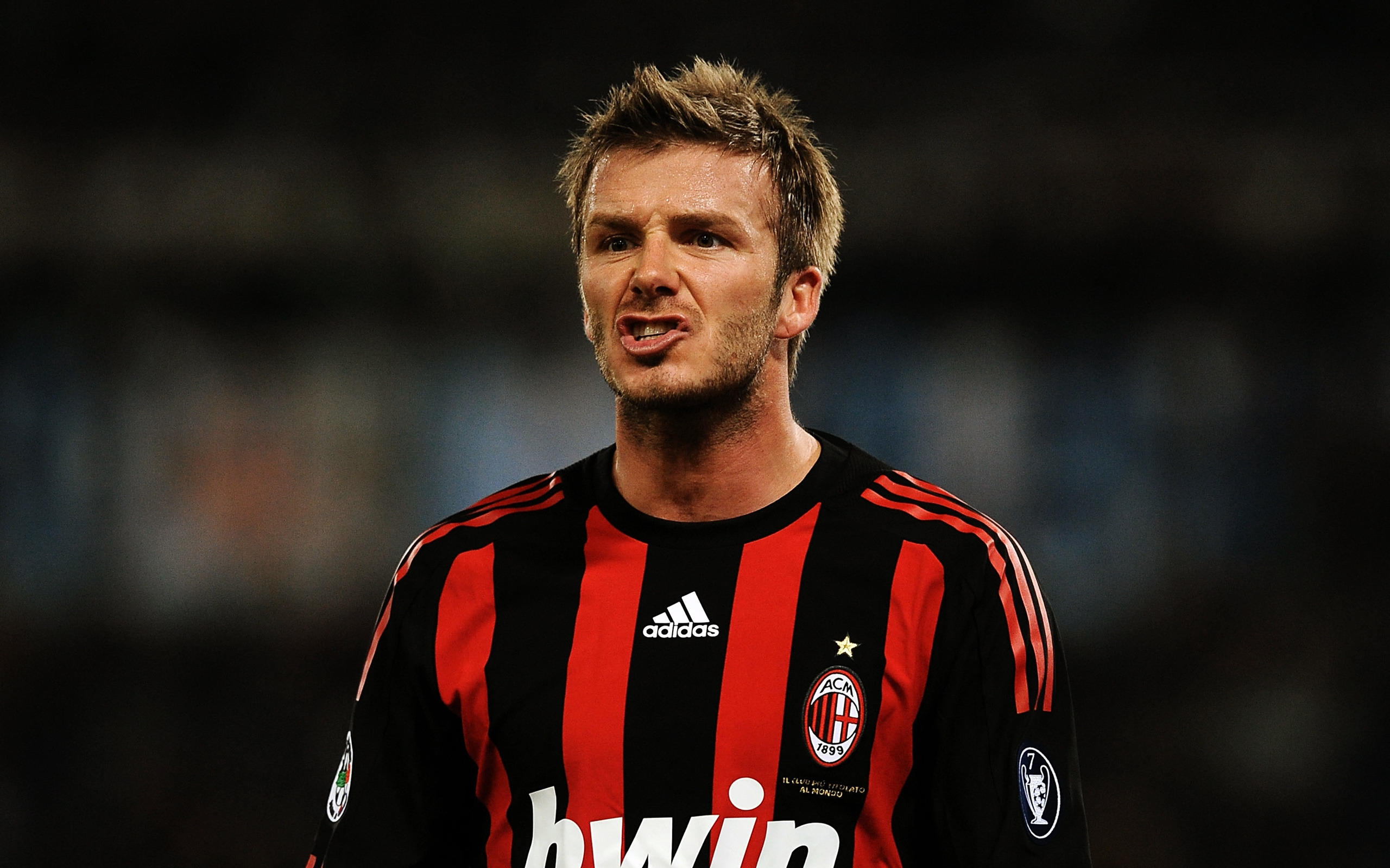 Angry David Beckham for 2560 x 1600 widescreen resolution