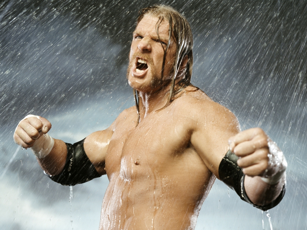 Angry Triple H for 1024 x 768 resolution