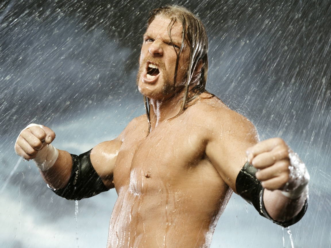 Angry Triple H for 1152 x 864 resolution