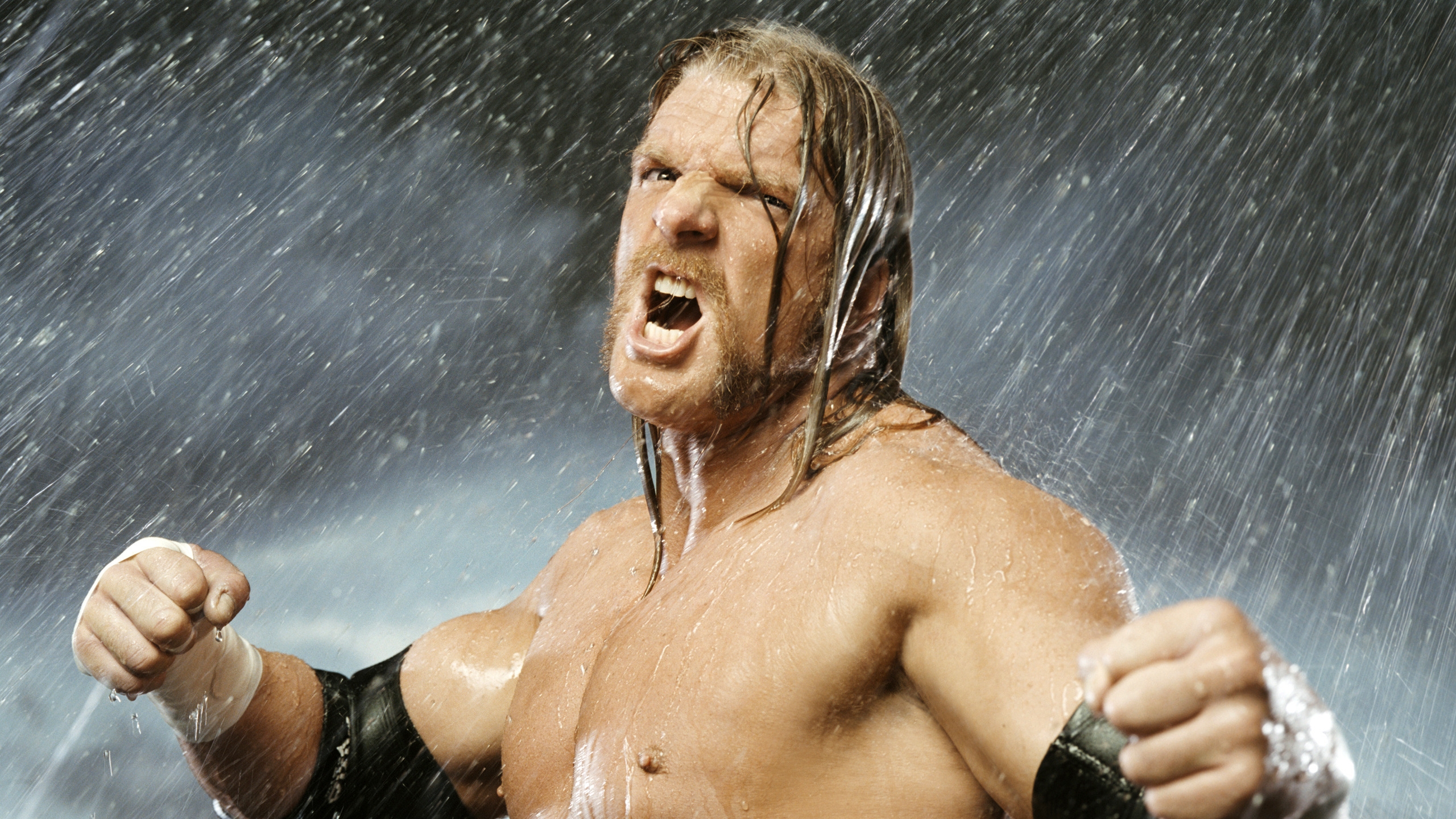 Angry Triple H for 2560x1440 HDTV resolution