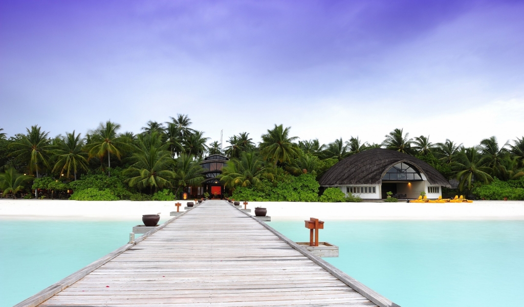 Angsana Velavaru Maldives for 1024 x 600 widescreen resolution