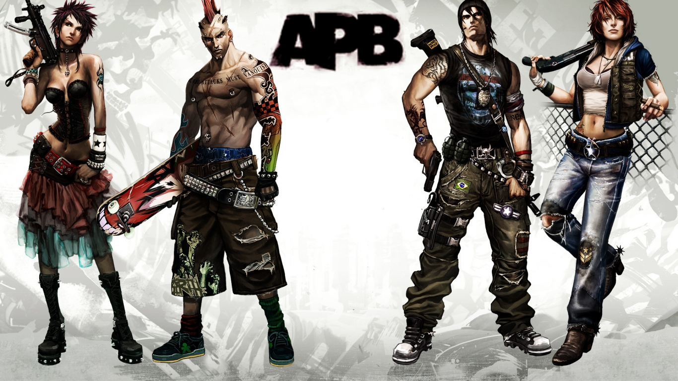 APB All Points Bulletin for 1366 x 768 HDTV resolution