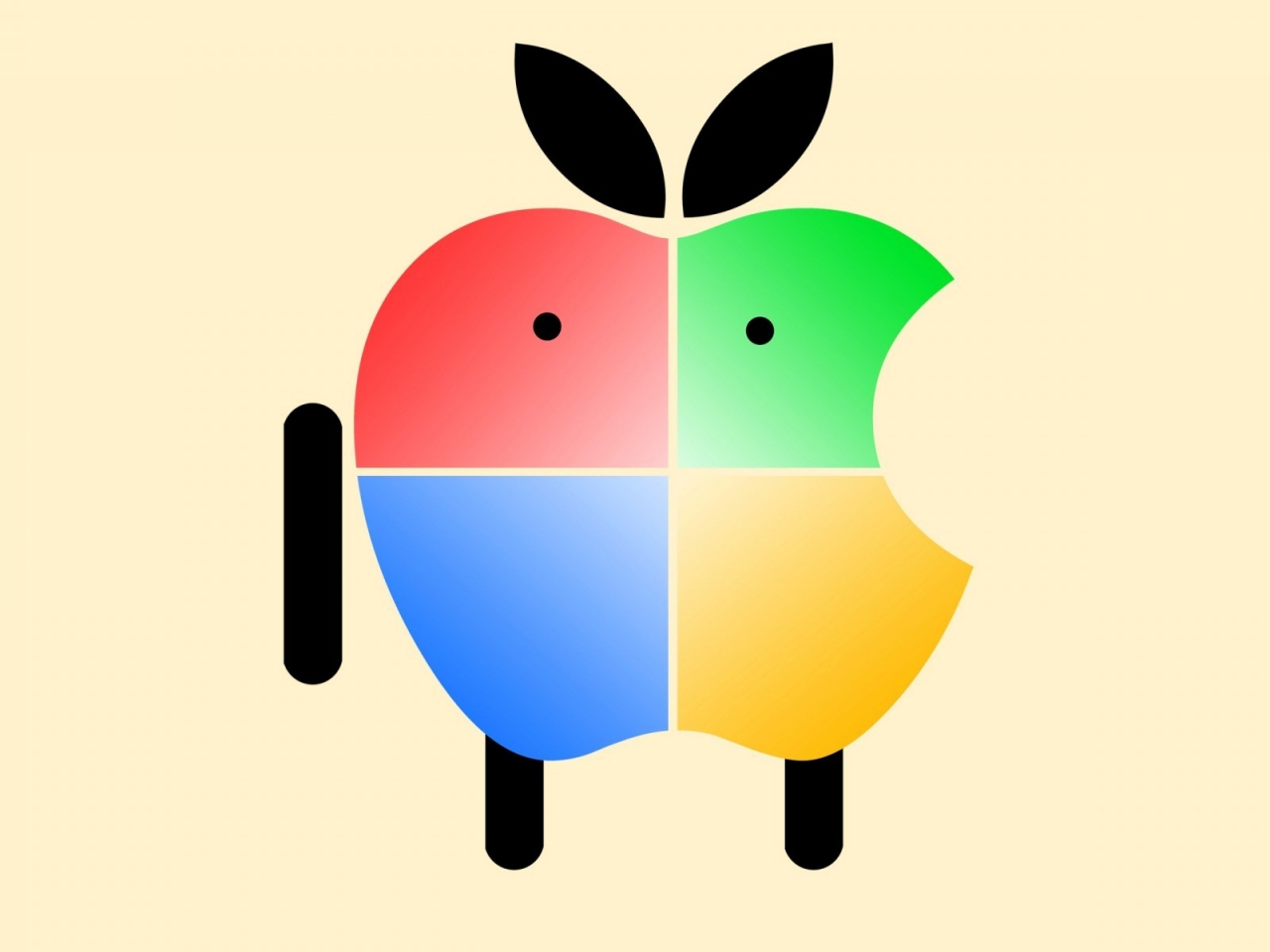 Apple Android Mascot for 1280 x 960 resolution