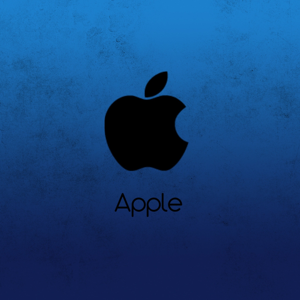 Apple Blue for 1024 x 1024 iPad resolution