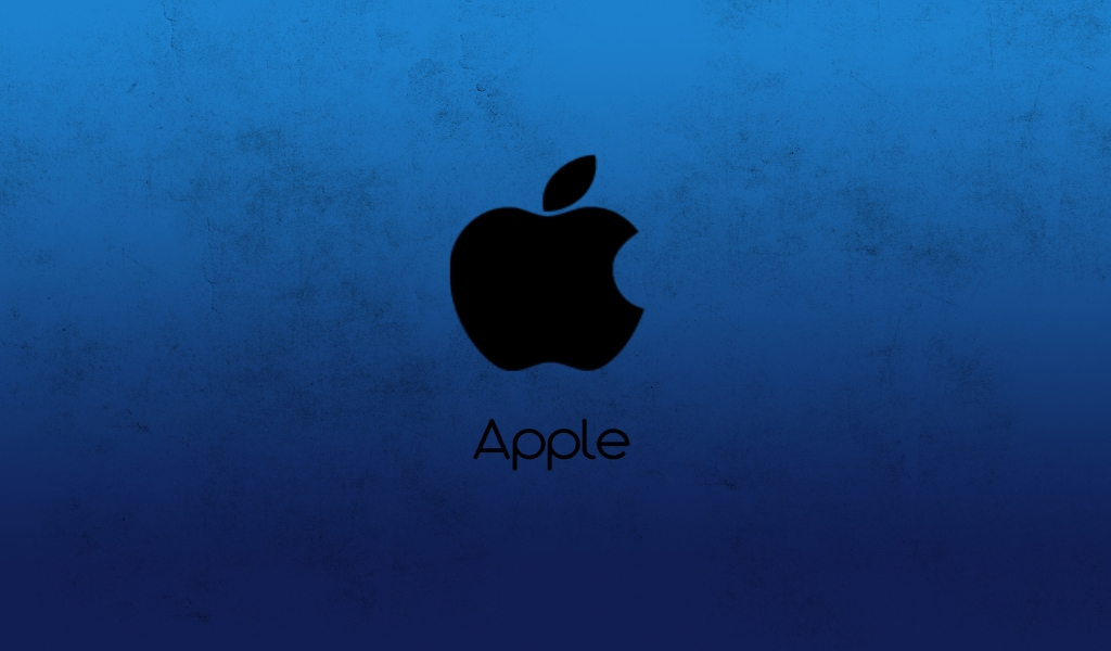 Apple Blue for 1024 x 600 widescreen resolution