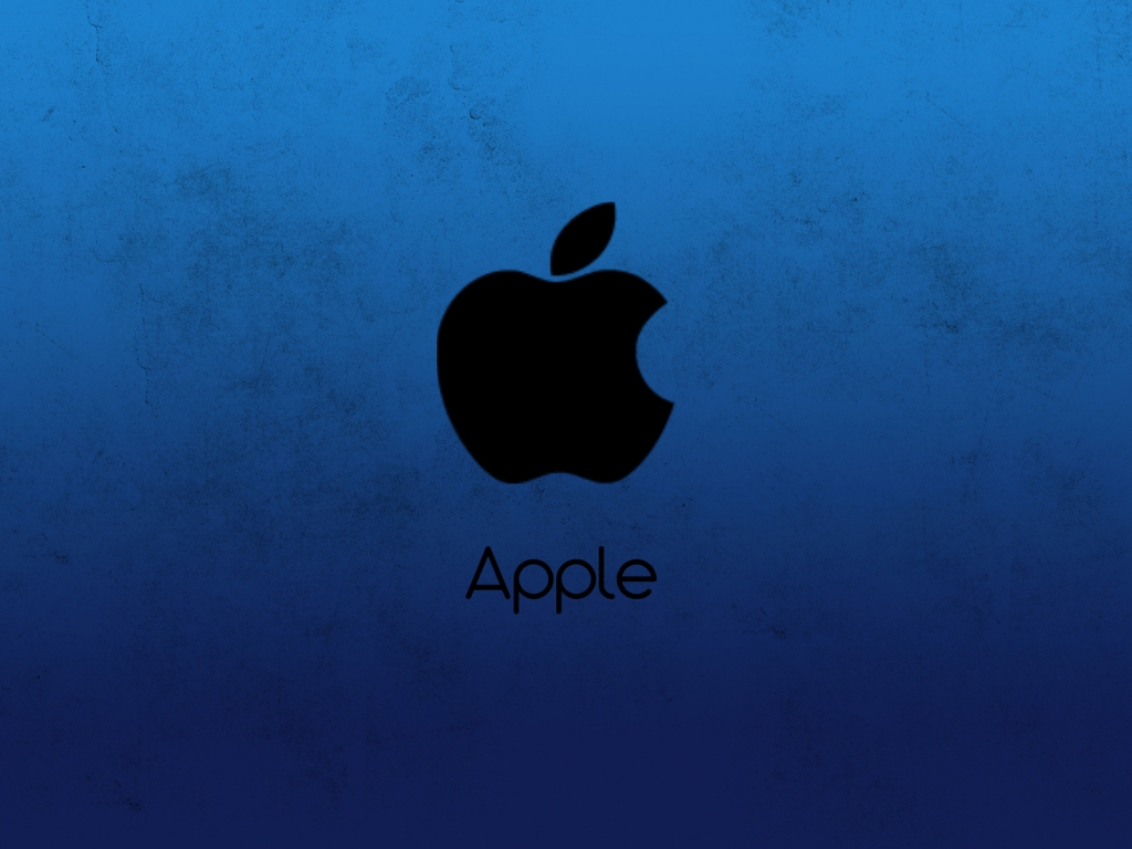 Apple Blue for 1024 x 768 resolution