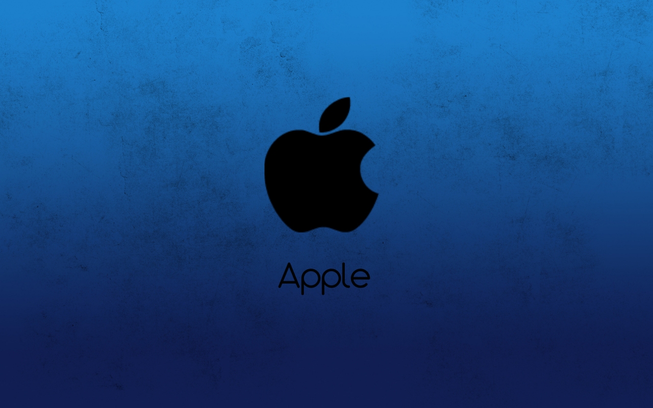 Apple Blue for 1280 x 800 widescreen resolution