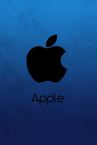 Apple Blue for 320 x 480 iPhone resolution