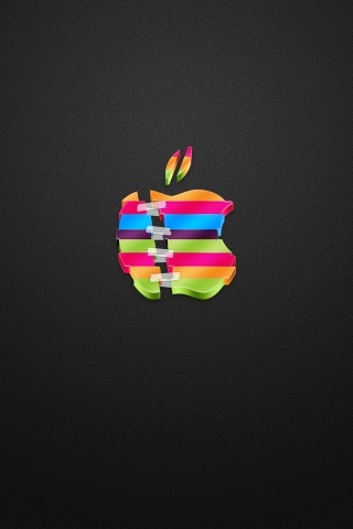 Apple Break-Up Dark for 320 x 480 iPhone resolution