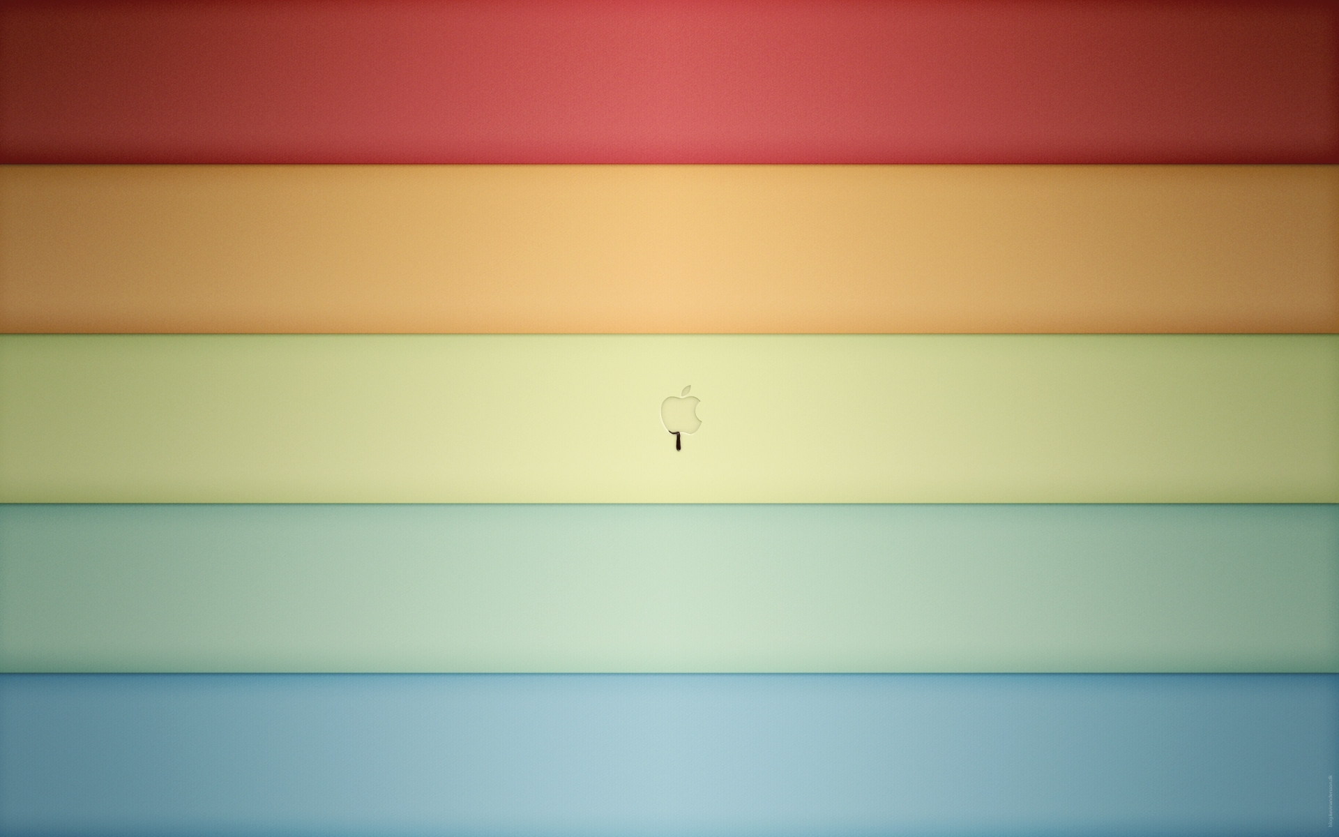 Apple Color Shades for 1920 x 1200 widescreen resolution