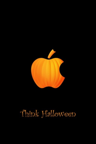 Apple Halloween for 320 x 480 iPhone resolution