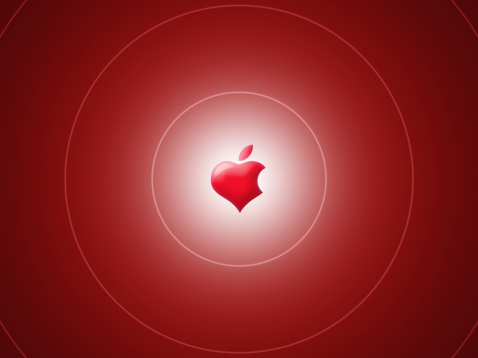 Apple Heart for 1600 x 1200 resolution