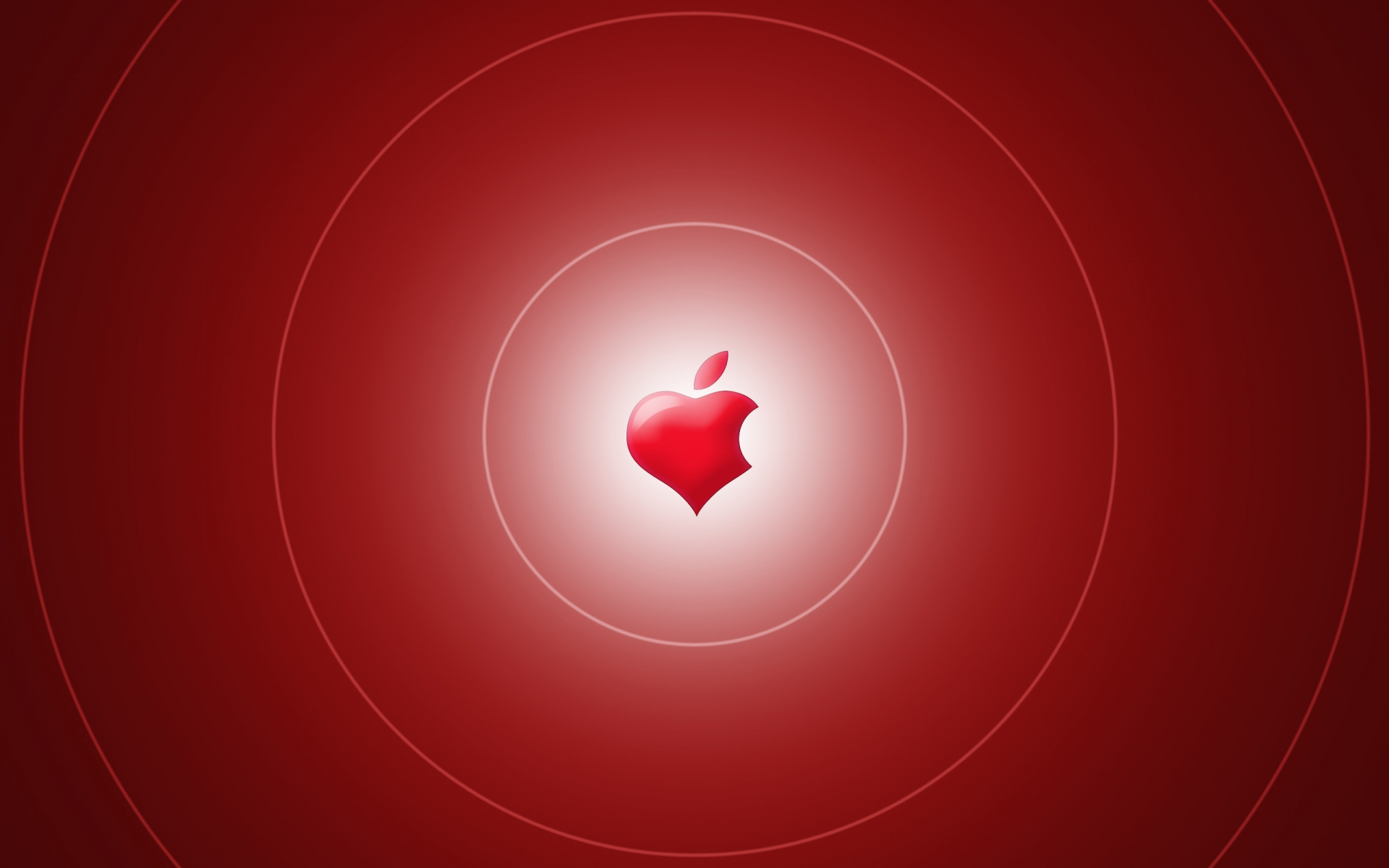Apple Heart for 1920 x 1200 widescreen resolution