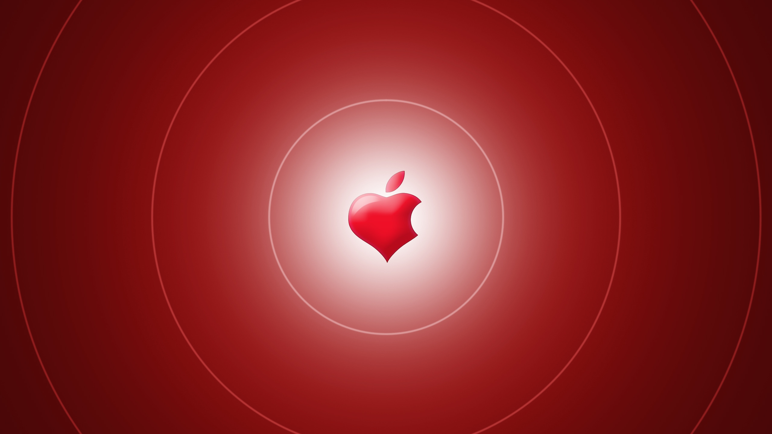 Apple Heart for 2560x1440 HDTV resolution