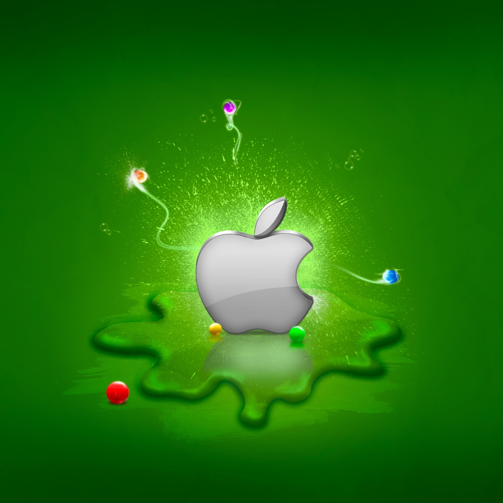 Apple Logo for 1024 x 1024 iPad resolution