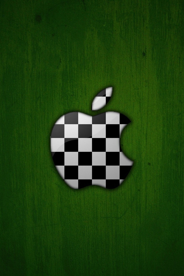 Apple Logo Cool 640 x 960 iPhone 4 Wallpaper