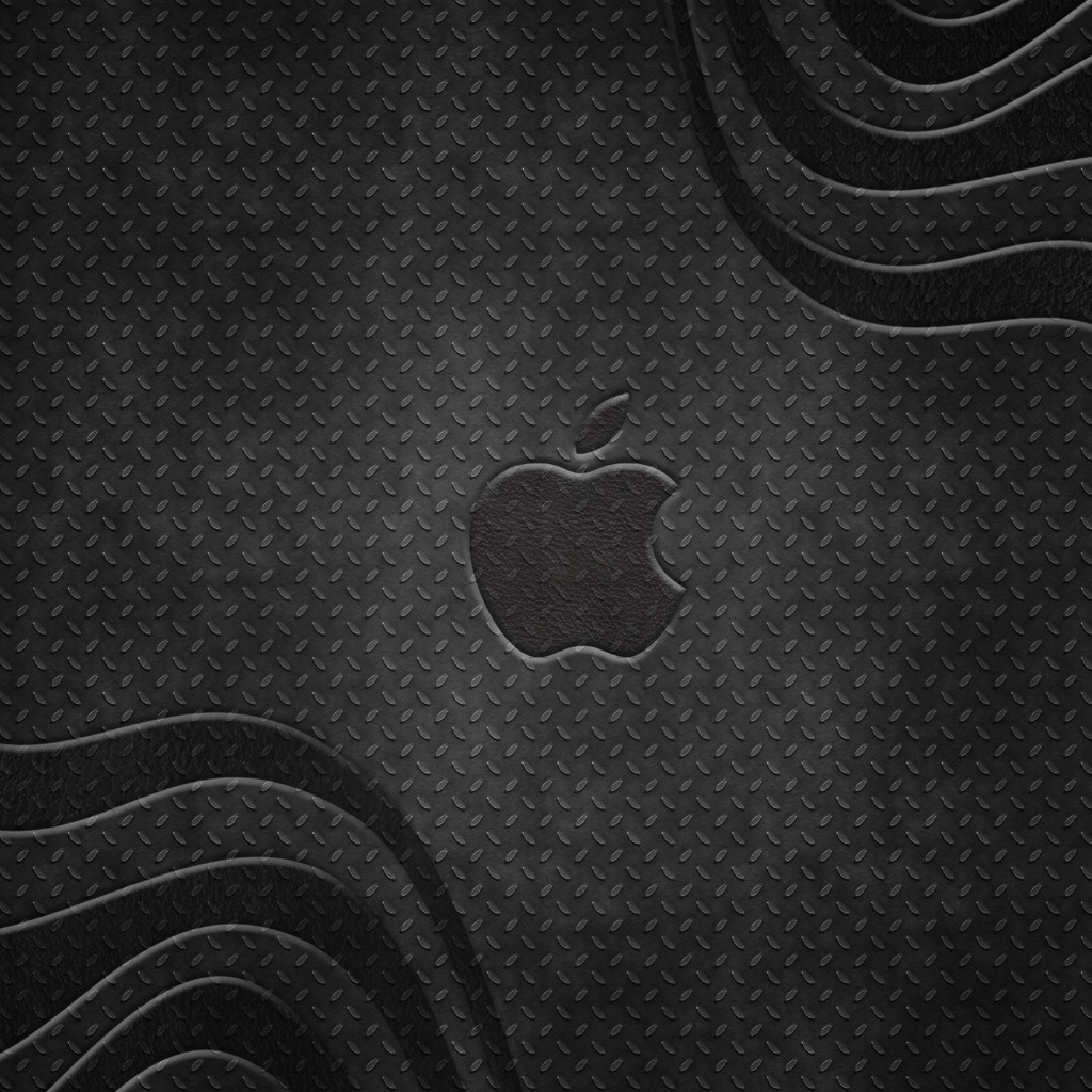 Apple Metal Logo for 1024 x 1024 iPad resolution
