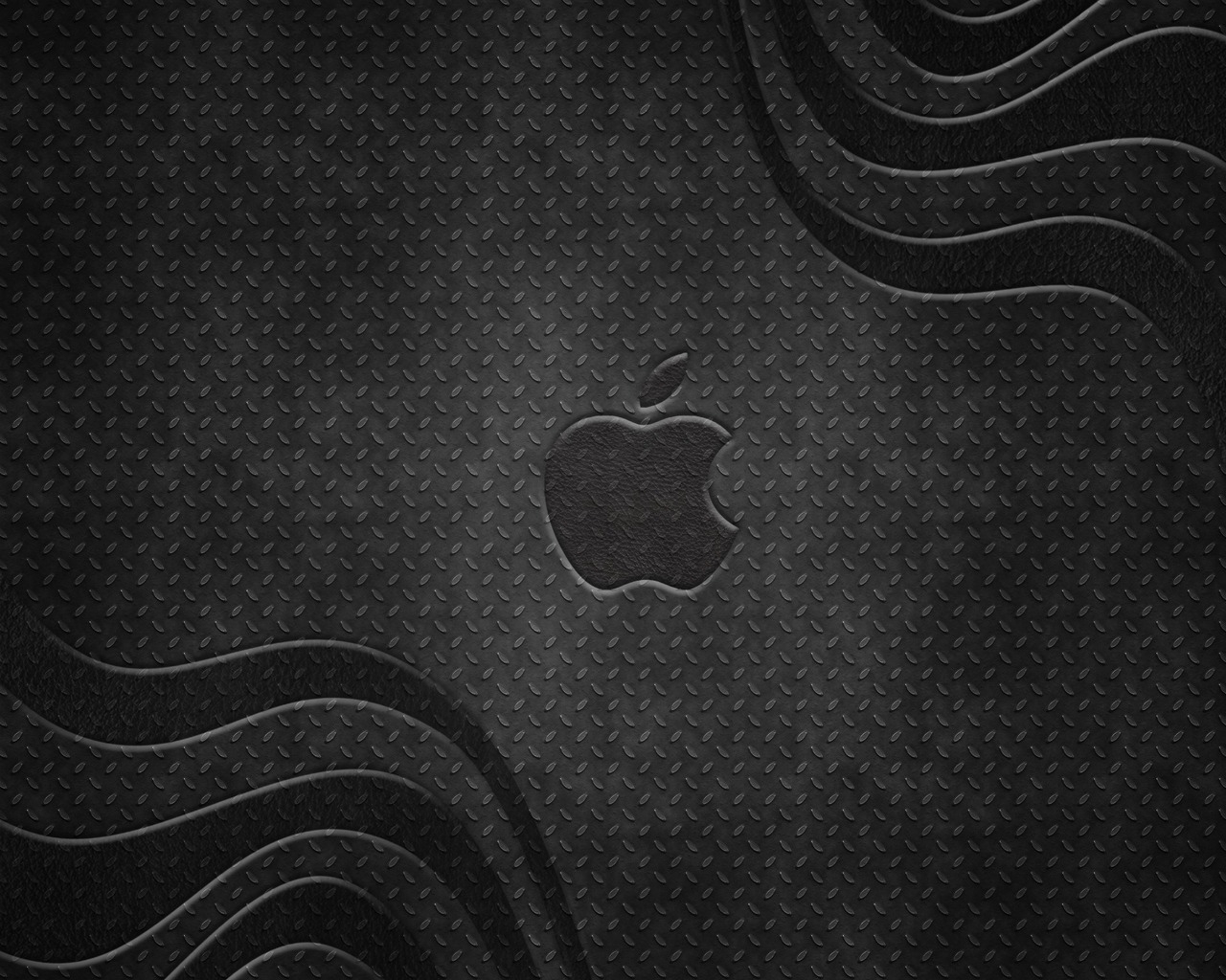 Apple Metal Logo for 1280 x 1024 resolution
