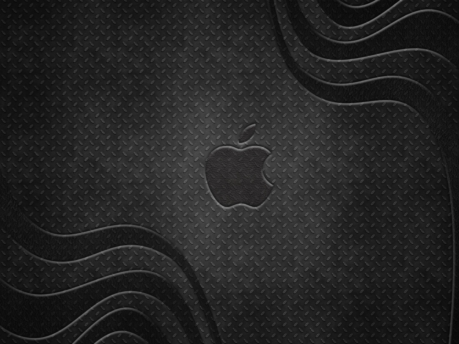Apple Metal Logo for 1600 x 1200 resolution